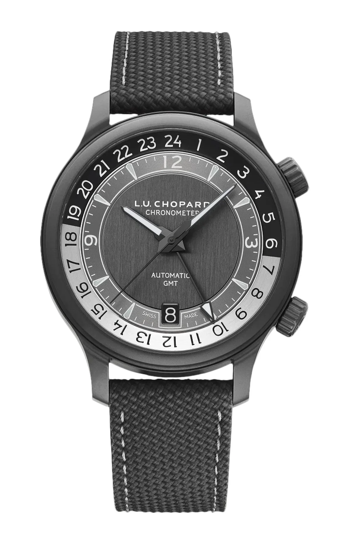 L.U.C GMT One Black 42 Mm, Automatico, Titanio Ceramizzato - Limited Edition