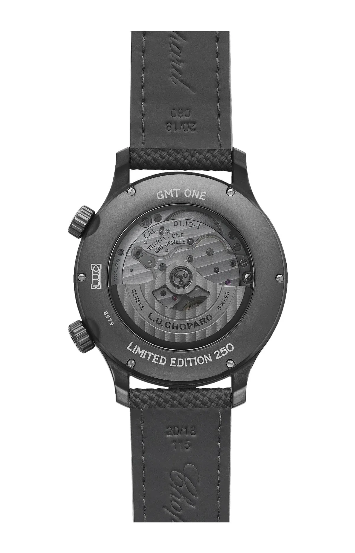 L.U.C GMT One Black 42 Mm, Automatico, Titanio Ceramizzato - Limited Edition 2