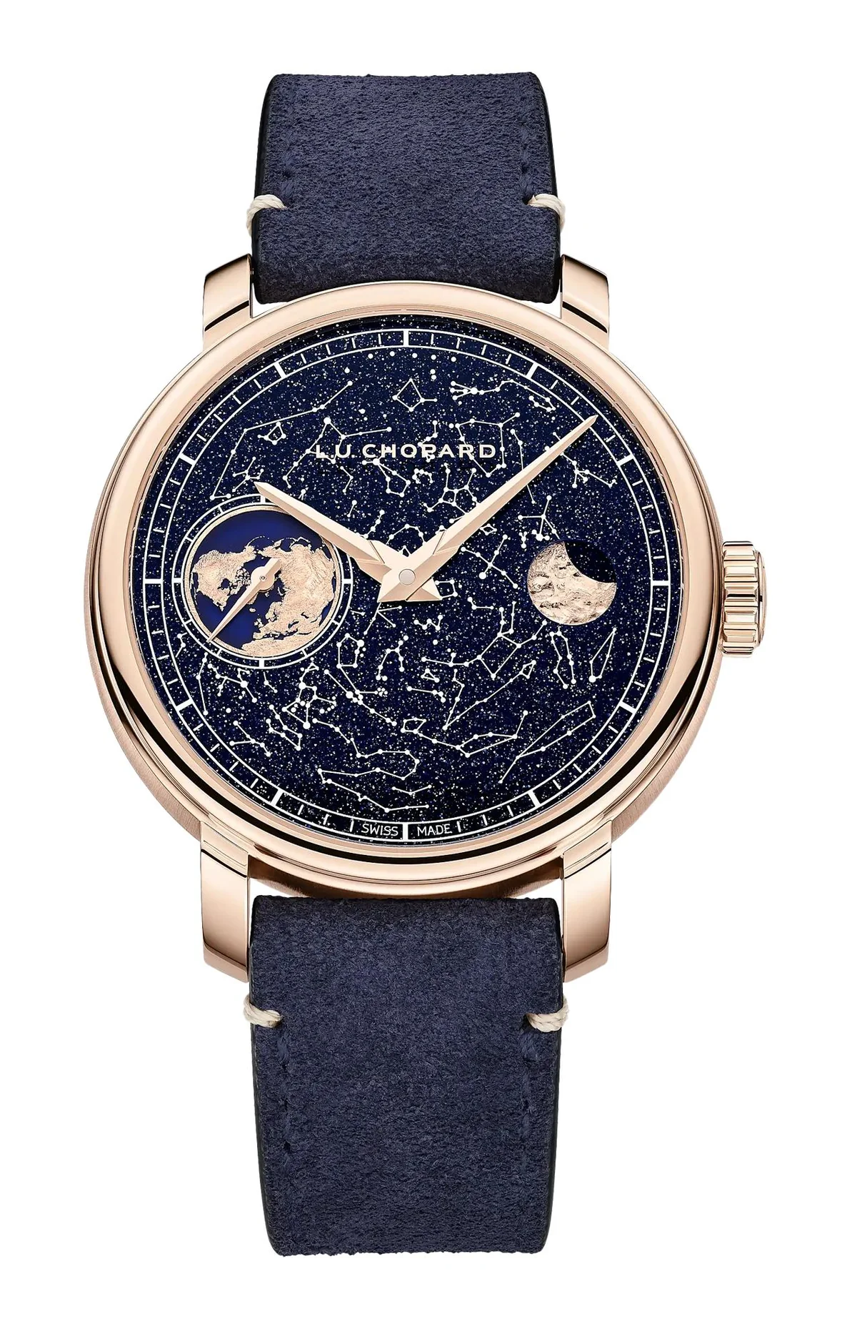 L.U.C Heritage Ehg Moon 122 44 Mm, Manuale, Oro Rosa Etico - Limited Edition