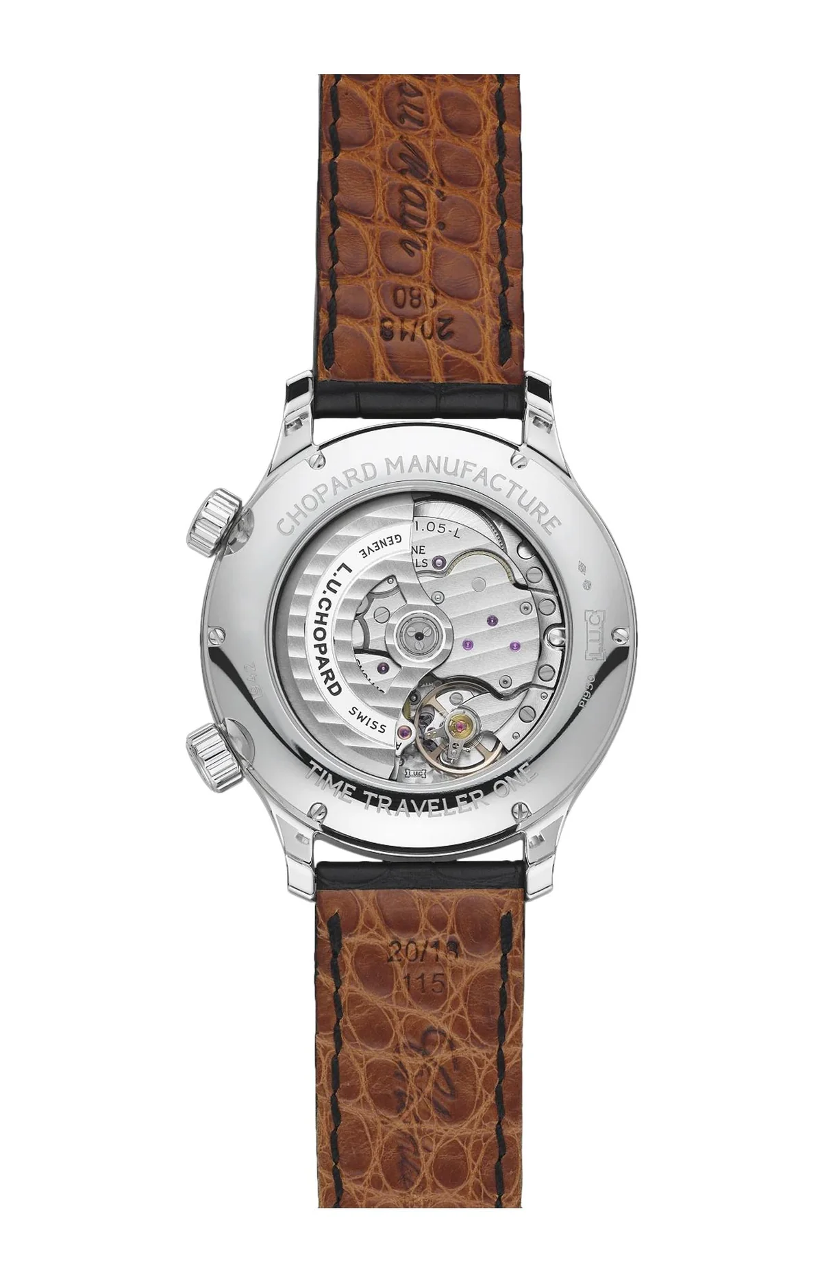 L.U.C Time Traveller One 42 Mm, Automatico, Platino 2