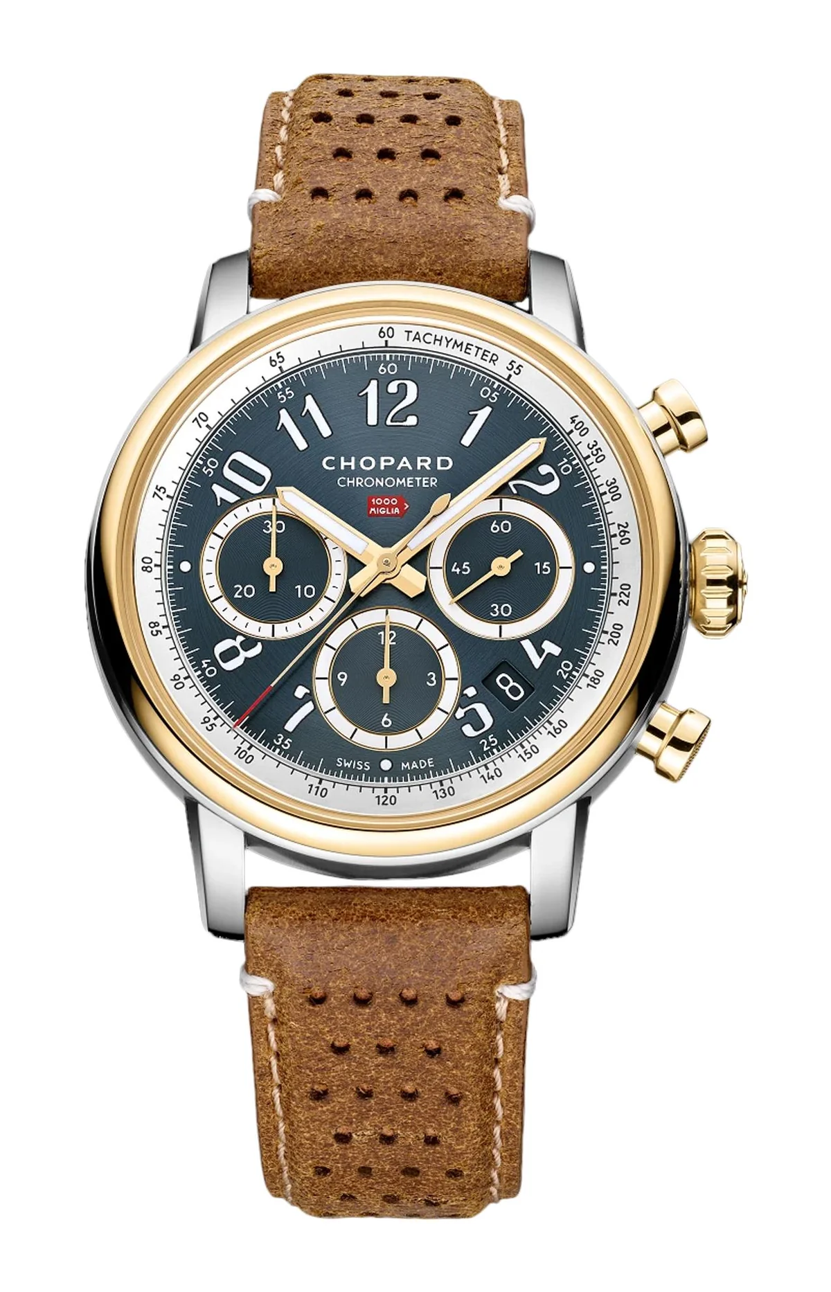 Mille Miglia Classic Chronograph 40,5 Mm, Automatico, Oro Giallo Etico, Lucent Steel™