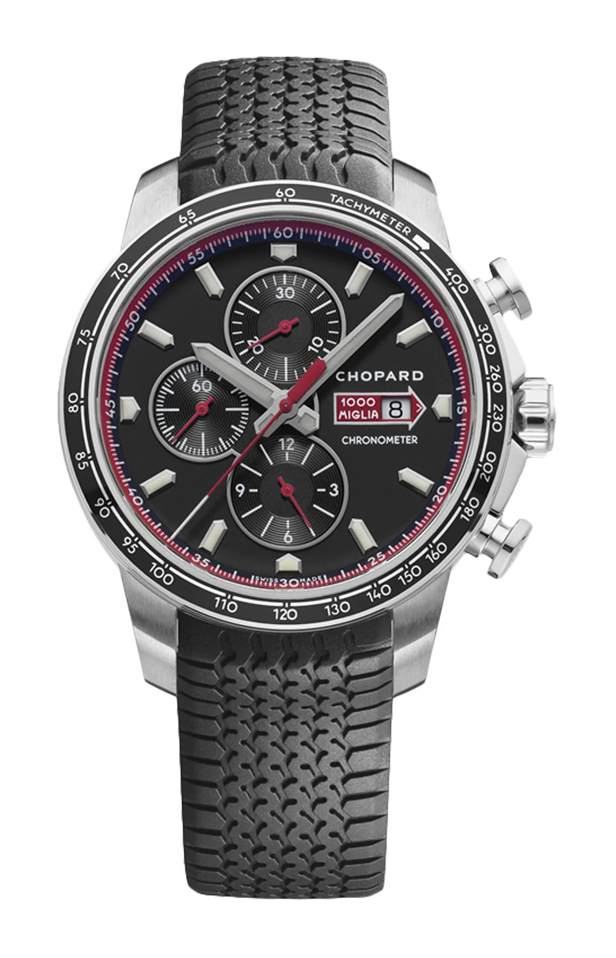 Mille Miglia Gts Chrono 44 Mm, Automatico, Lucent Steel™
