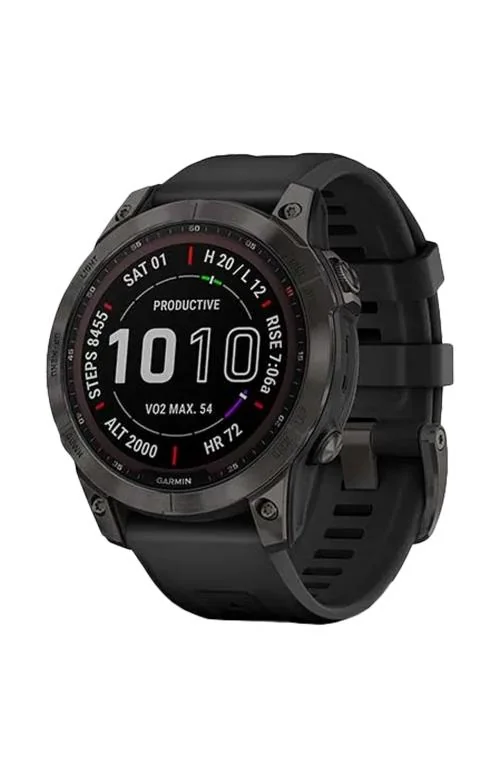 Fēnix® 7 – Sapphire Solar Edition Titanium Carbon Grey Dlc Con Cinturino
