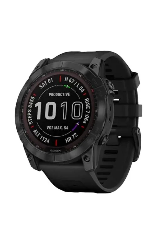 Fēnix® 7X – Sapphire Solar Edition Titanium Black Dlc Con Cinturino