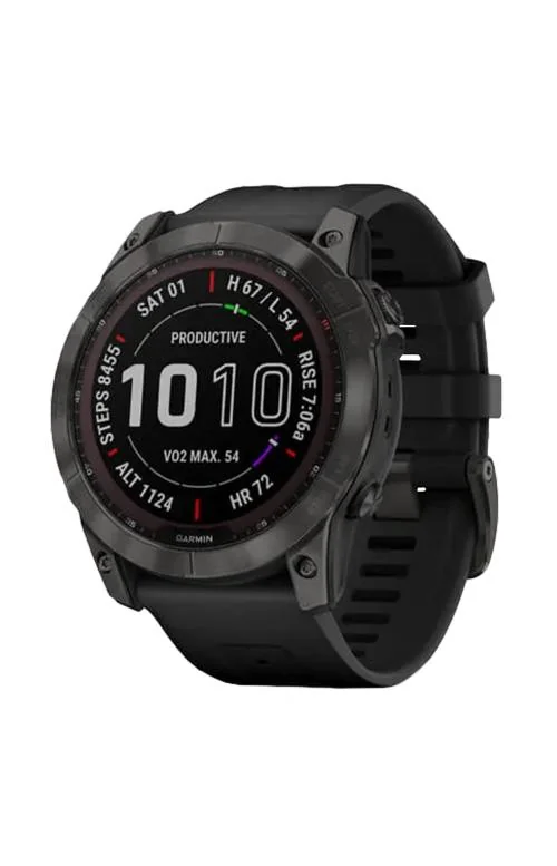 Fēnix® 7X – Sapphire Solar Edition Titanium Carbon Grey Dlc Con Cinturino