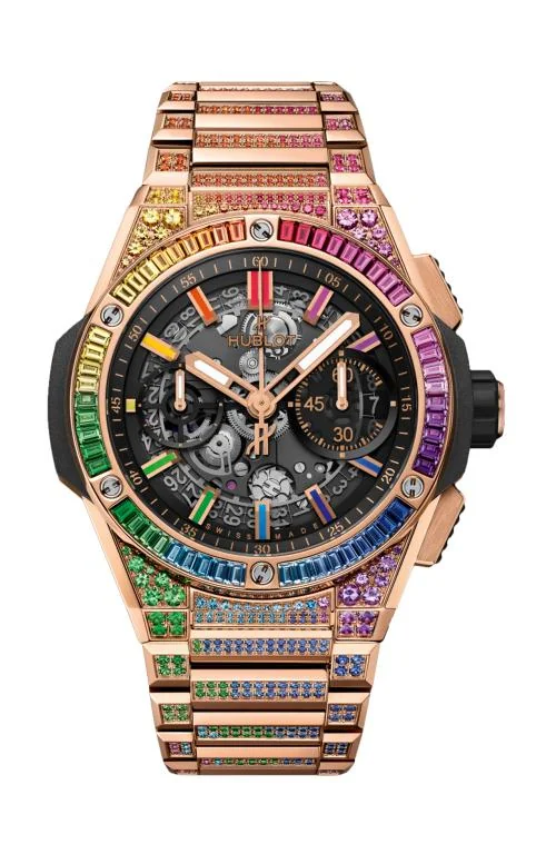 Big Bang Integrated King Gold Rainbow 42 Mm