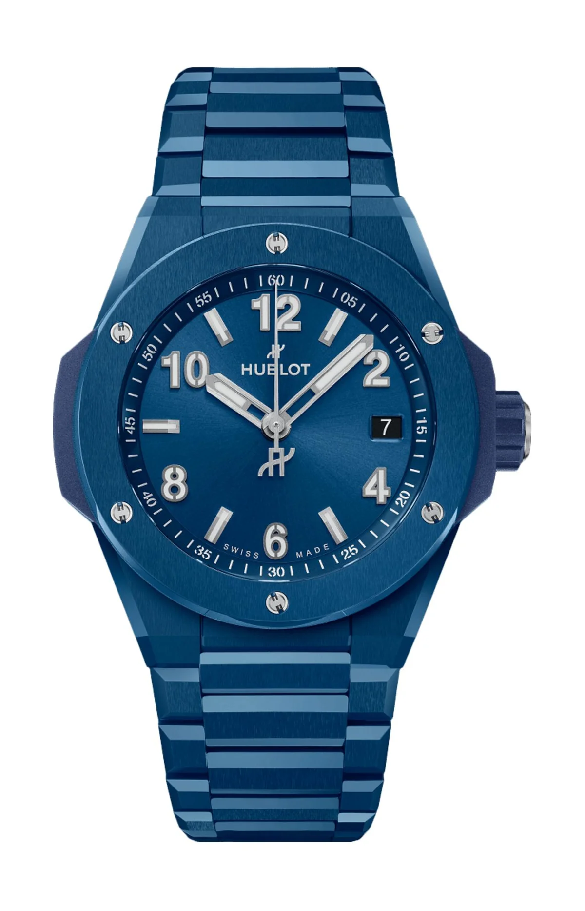 Big Bang Integrated Time Only Blue Ceramic 38 Mm