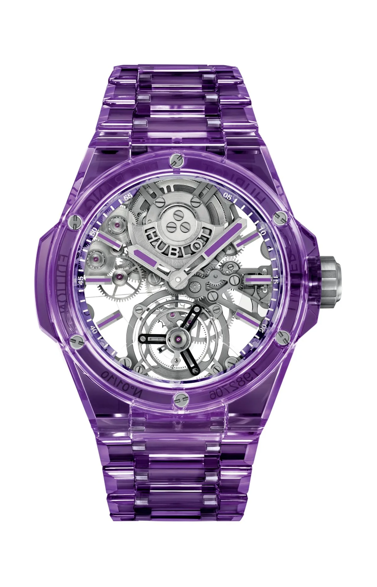 Big Bang Integrated Tourbillon Full Purple Sapphire 43 Mm - Limited