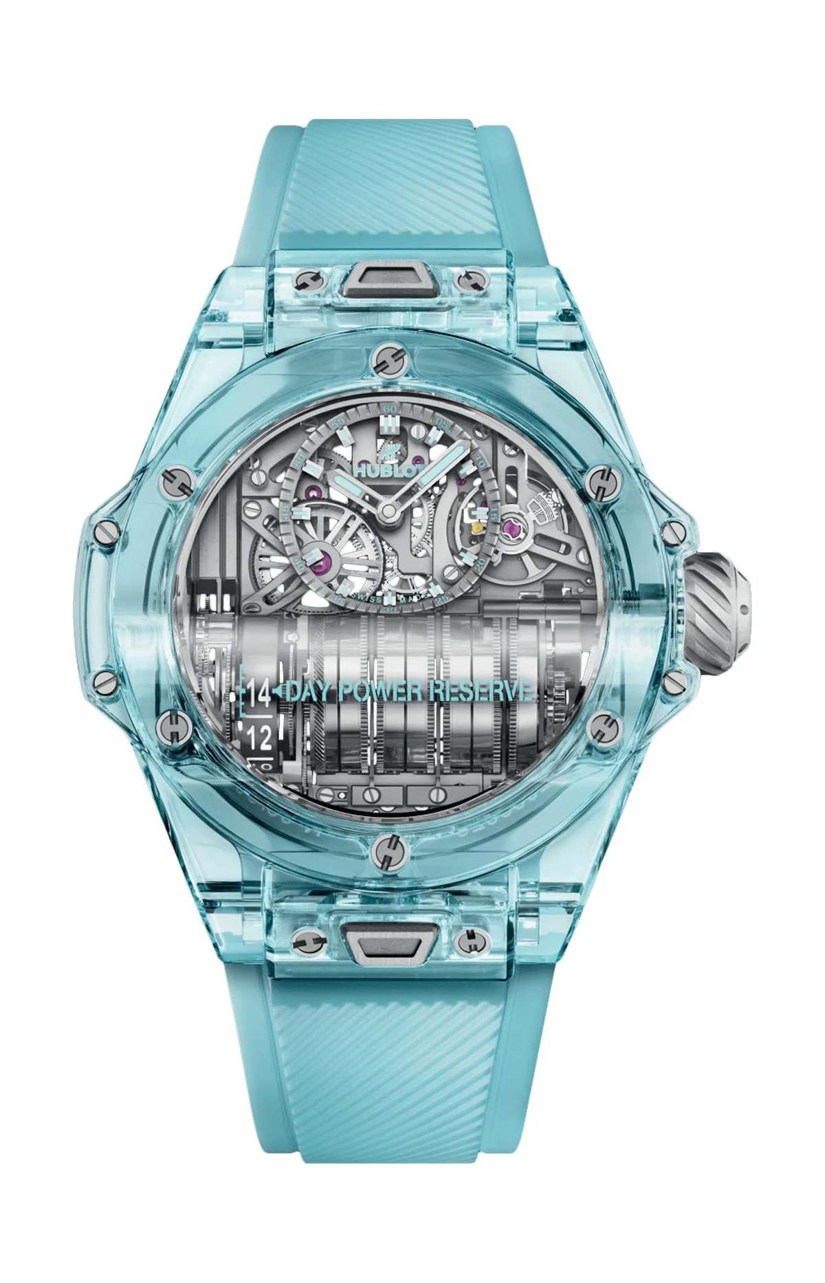Big Bang Mp-11 Power Reserve 14 Days Water Blue Sapphire 45 Mm - Limited