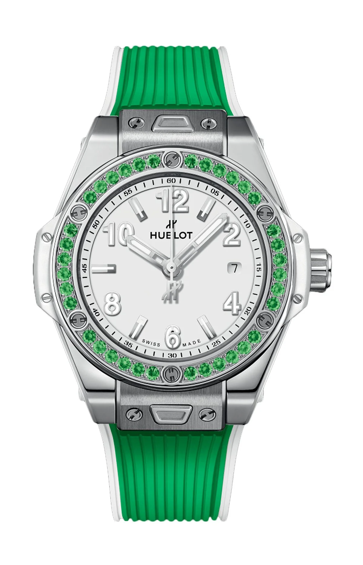 Big Bang One Click Joyful Steel Apple Green 33 Mm