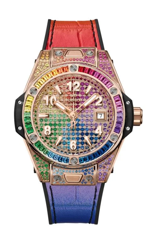 Big Bang One Click King Gold Rainbow 33 Mm