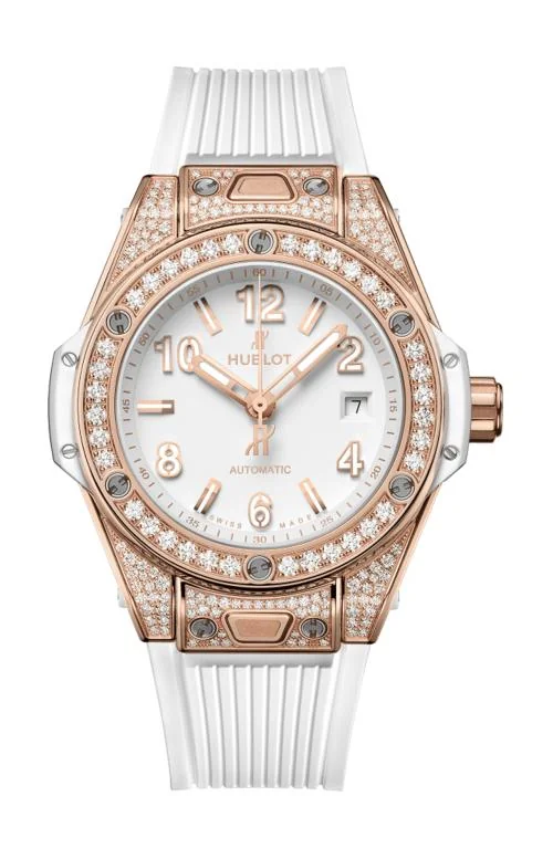 Big Bang One Click King Gold White Pavé