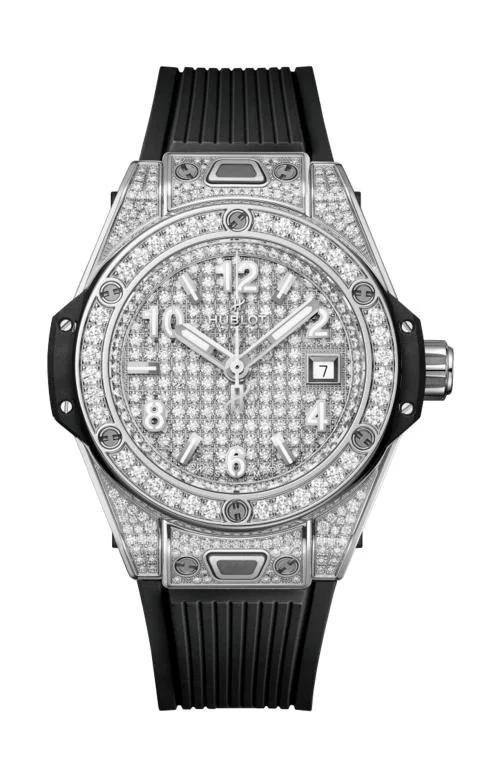 Big Bang One Click Steel Full Pavé 33 Mm
