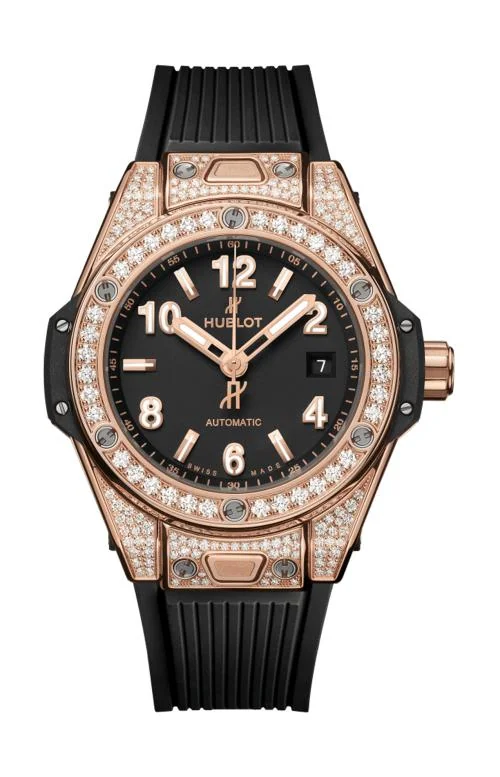 Big Bang One Clock King Gold Pavé