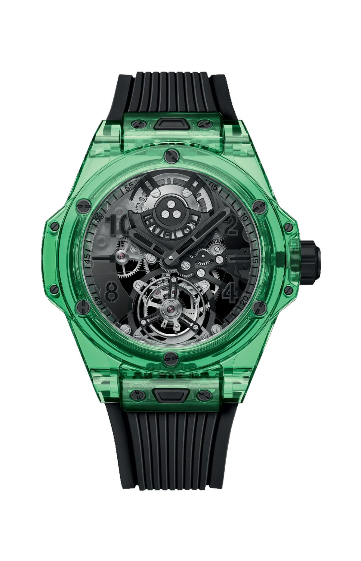 Big Bang Tourbillon Automatic Green Saxem 44 Mm - Limited