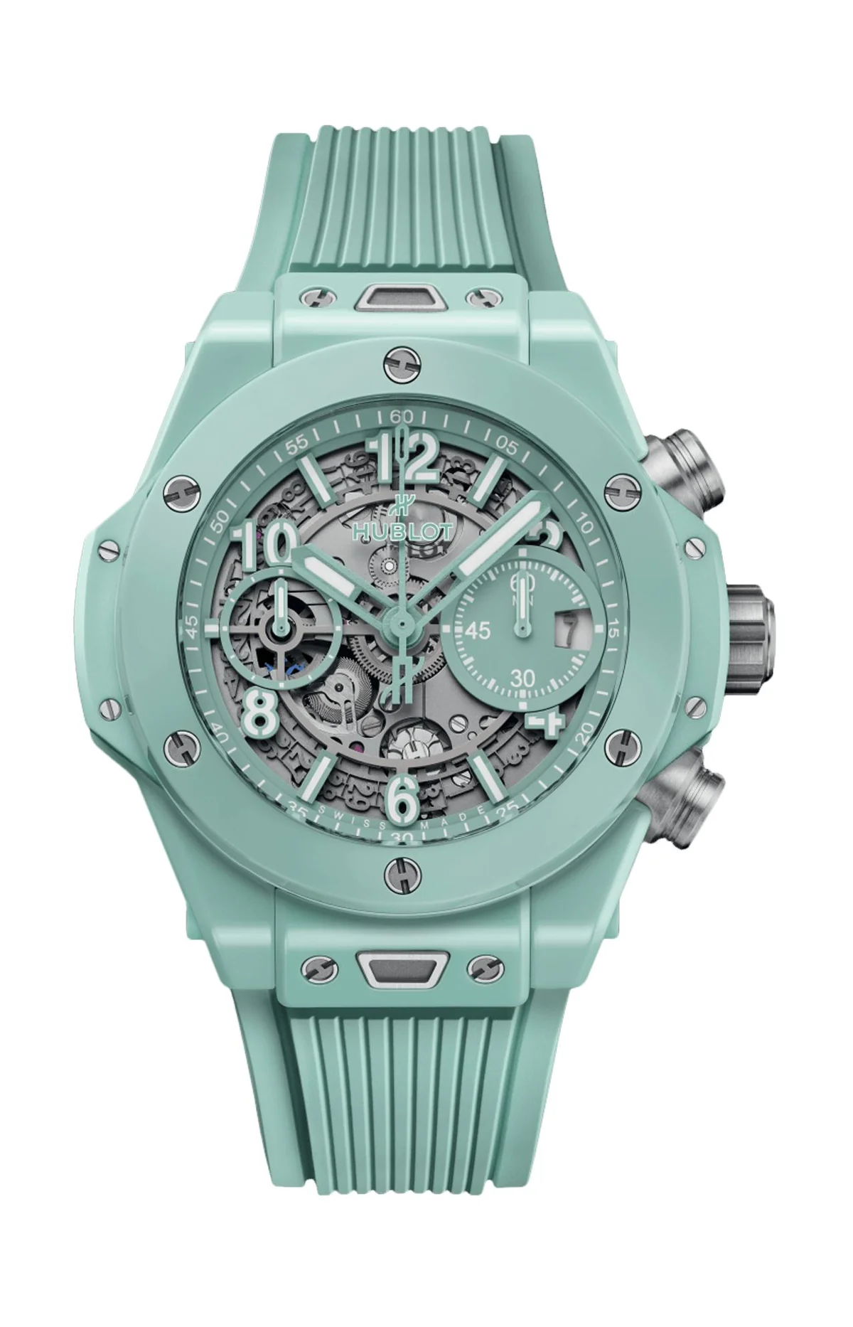 Big Bang Unico Mint Green Ceramic 42 Mm
