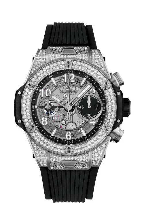 Big Bang Unico Titanium Pavé 42 Mm