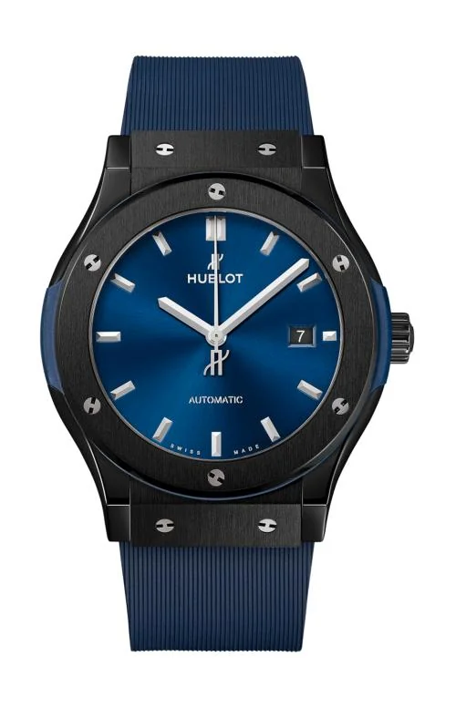 Classic Fusion Ceramic Blue 42 Mm
