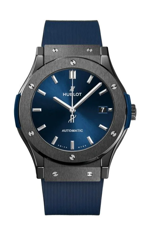 Classic Fusion Ceramic Blue 45 Mm
