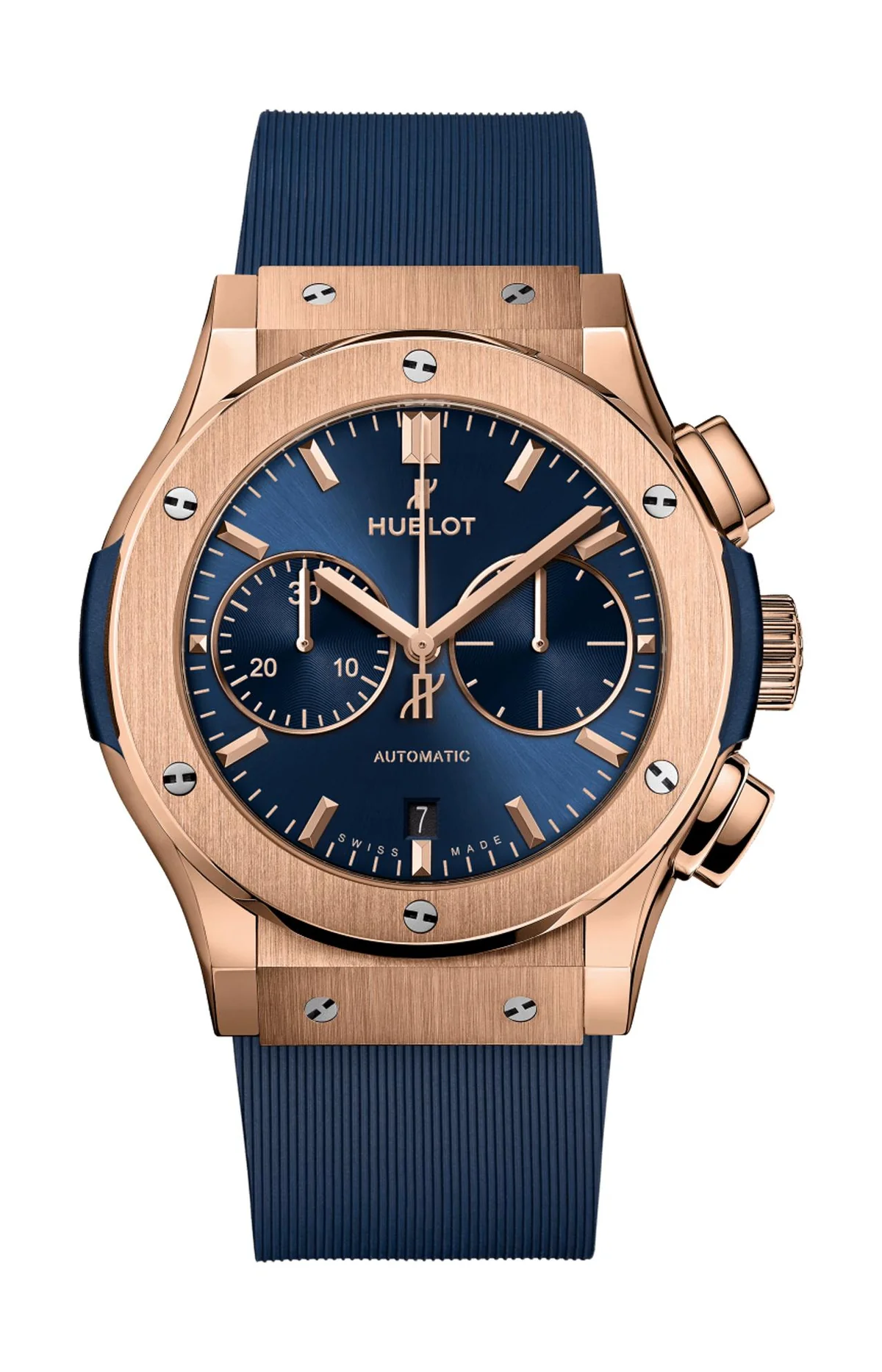 Classic Fusion Chronograph King Gold Blue 45 Mm