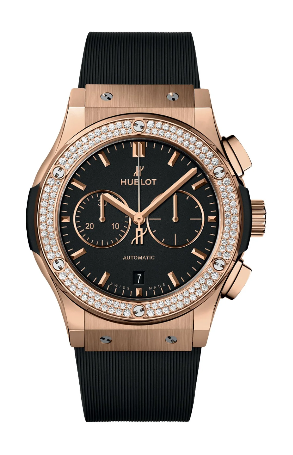 Classic Fusion Chronograph King Gold Diamonds 42 Mm