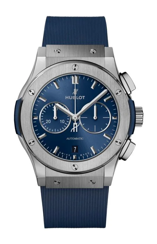 Classic Fusion Chronograph Titanium Blue 42 Mm