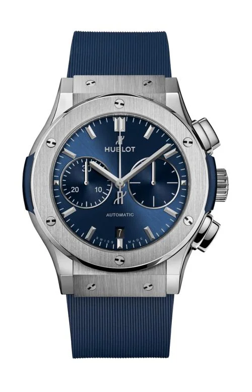 Classic Fusion Chronograph Titanium Blue 45 Mm