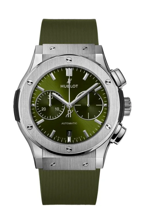 Classic Fusion Chronograph Titanium Green 45 Mm