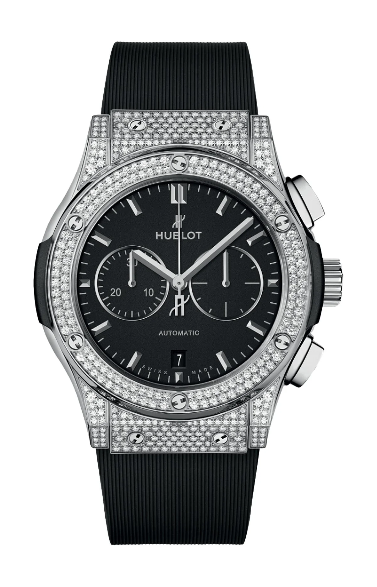 Classic Fusion Chronograph Titanium Pavé 42 Mm