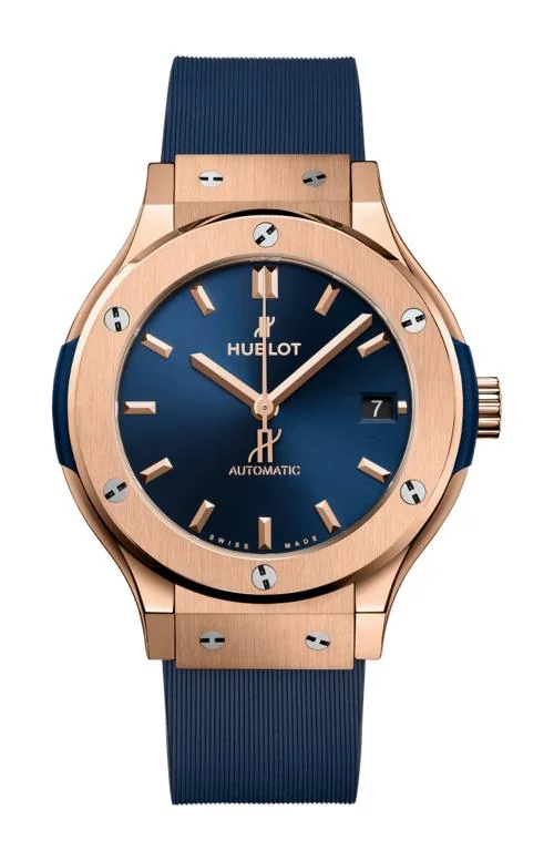 Classic Fusion King Gold Blue 38 Mm