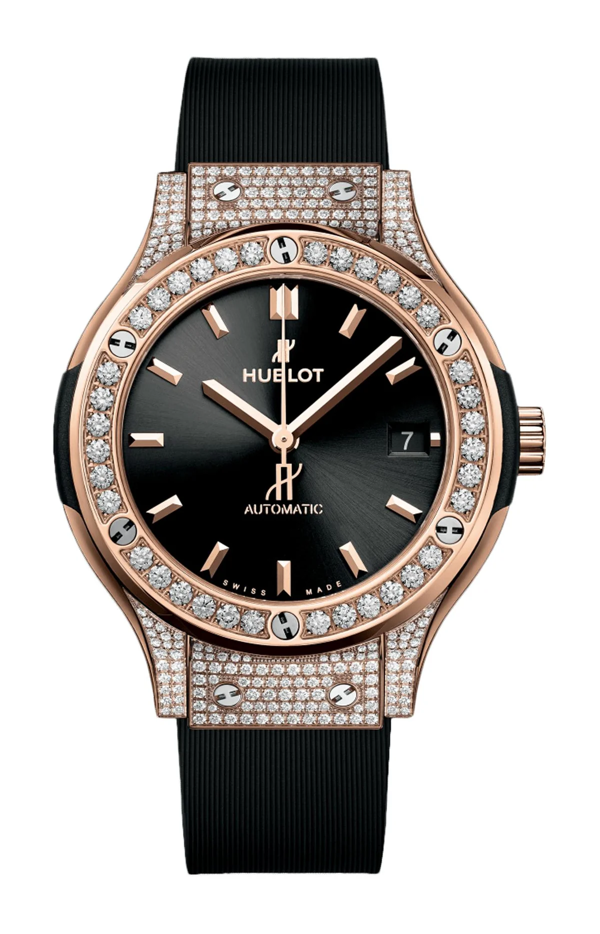 Classic Fusion King Gold Pavé 38 Mm