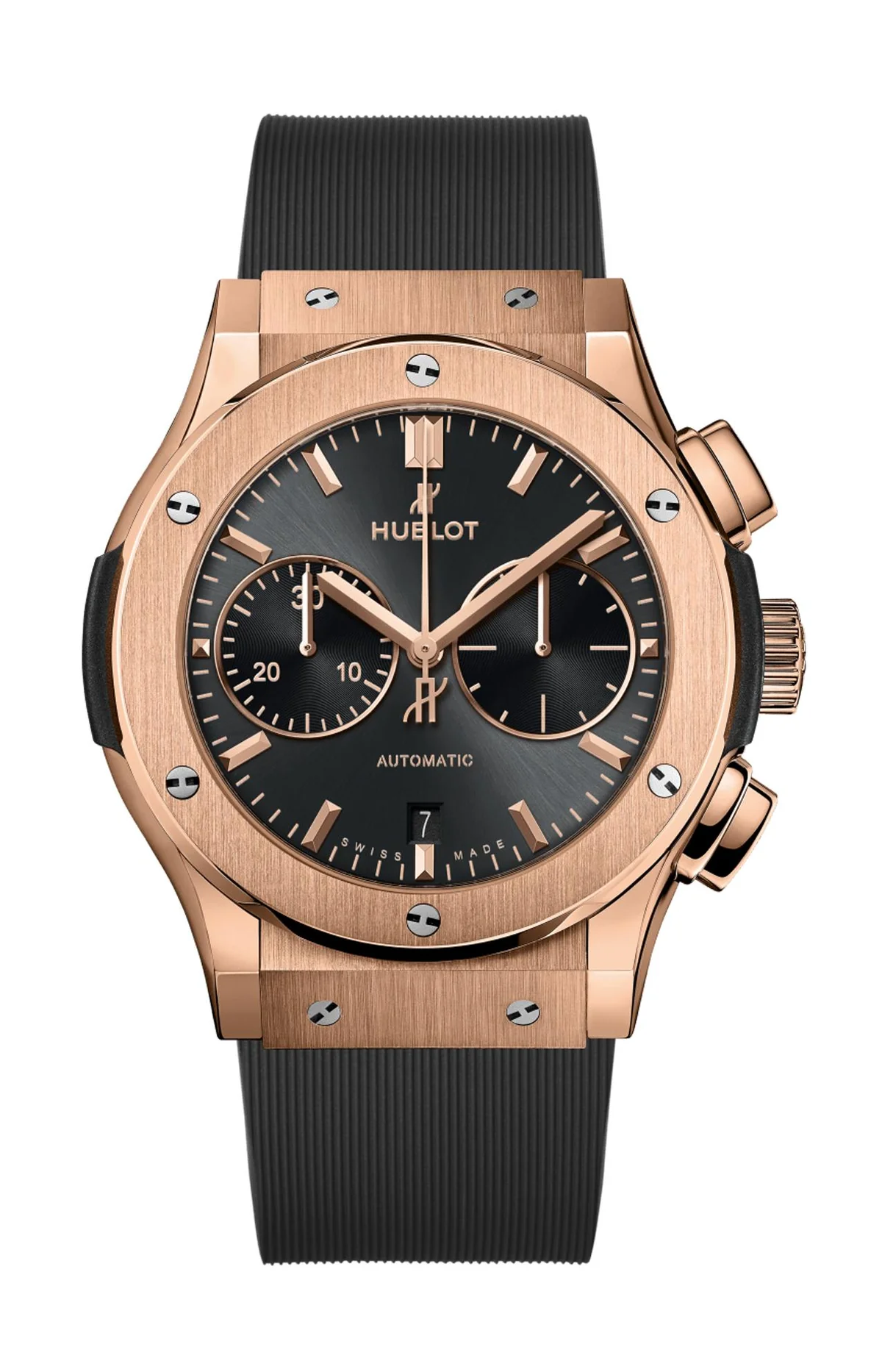 Classic Fusion Racing Grey Chronograph King Gold 45 Mm