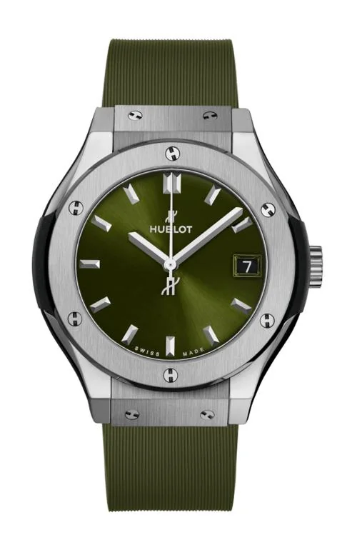 Classic Fusion Titanium Green 38 Mm