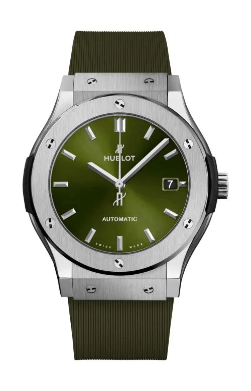 Classic Fusion Titanium Green 45 Mm