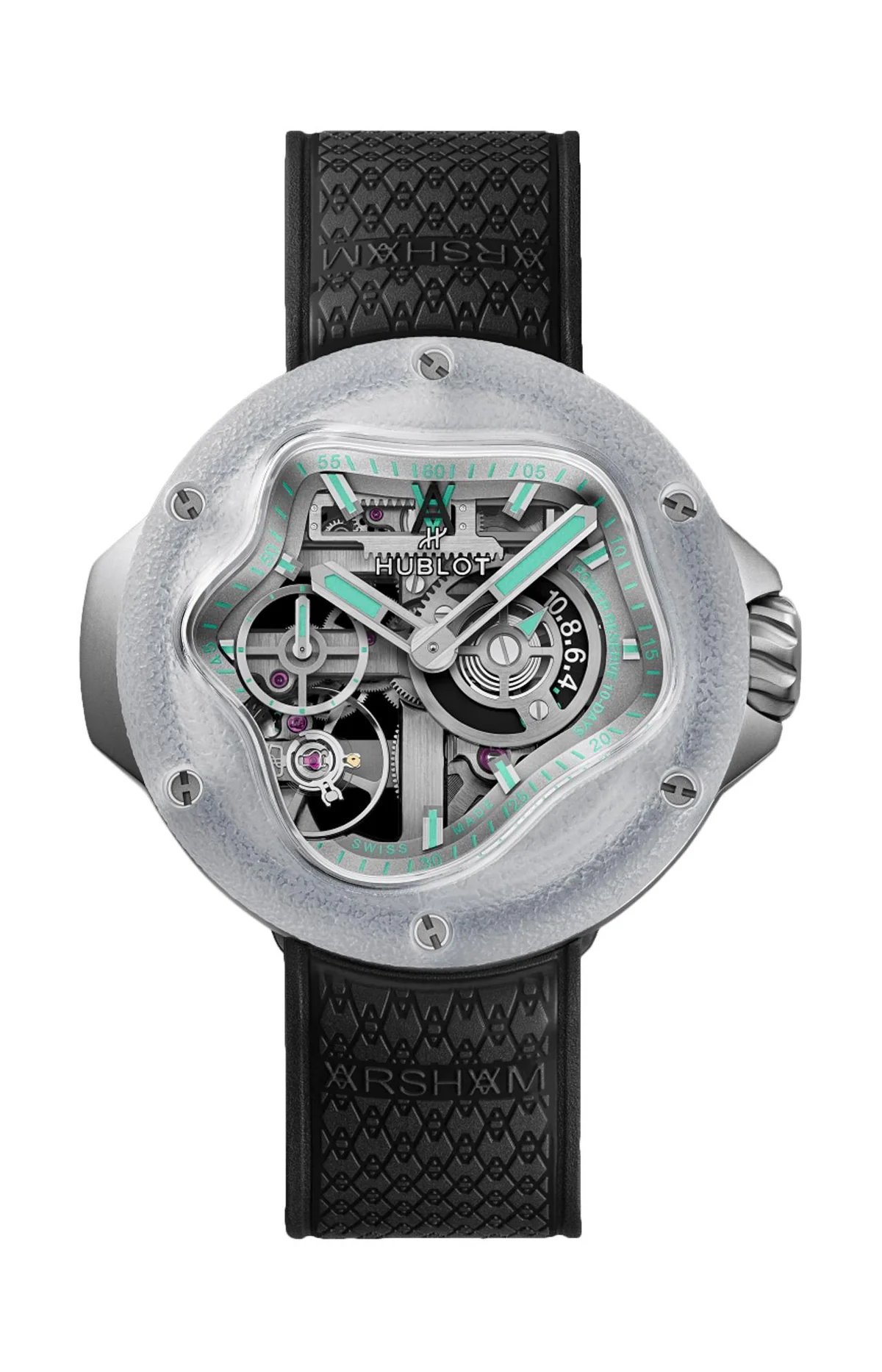 Exceptional Timepieces Mp-17 Meca-10 Arsham Splash Titanium Sapphire 42 Mm - Limited