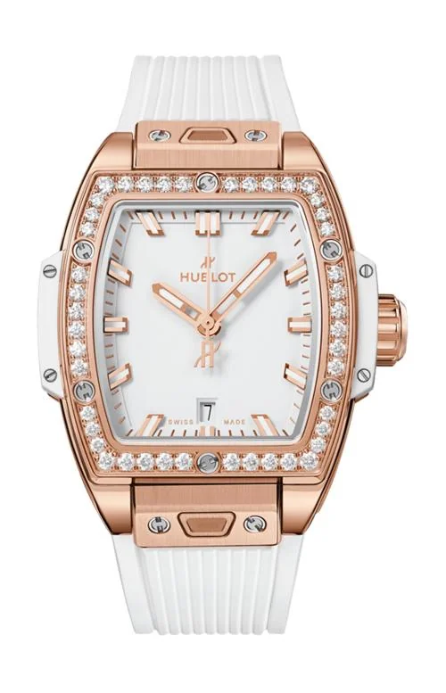 Spirit Of Big Bang King Gold White Diamonds 32 Mm
