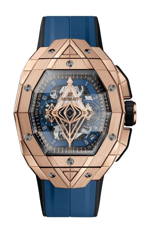 Spirit Of Big Bang Sang Bleu King Gold Blue 42 Mm - Limited
