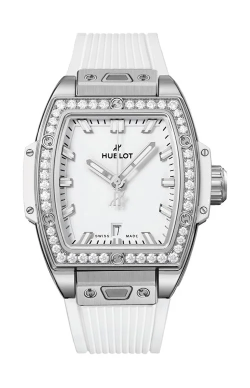 Spirit Of Big Bang Steel White Diamonds 32 Mm