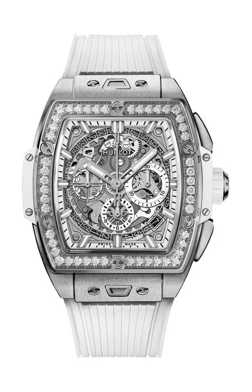 Spirit Of Big Bang Titanium White Diamonds 42 Mm