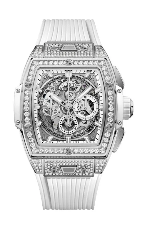 Spirit Of Big Bang Titanium White Pavé 42 Mm