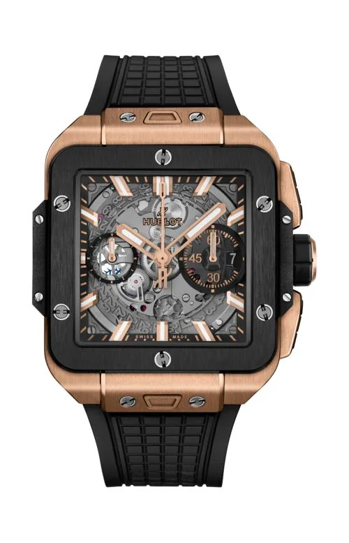 Square Bang Unico King Gold Ceramic 42 Mm