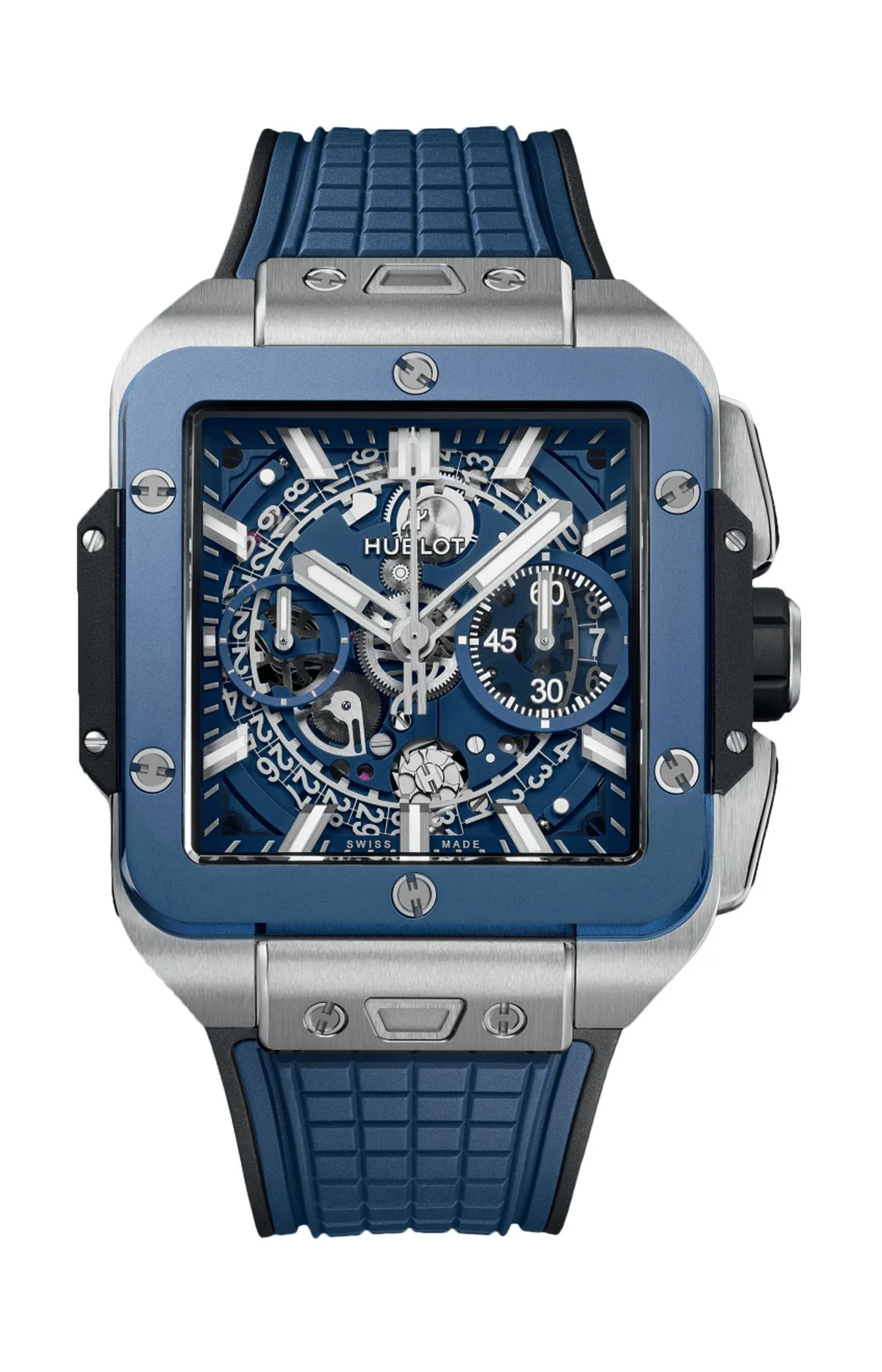 Square Bang Unico Titanium Blue Ceramic 42 Mm