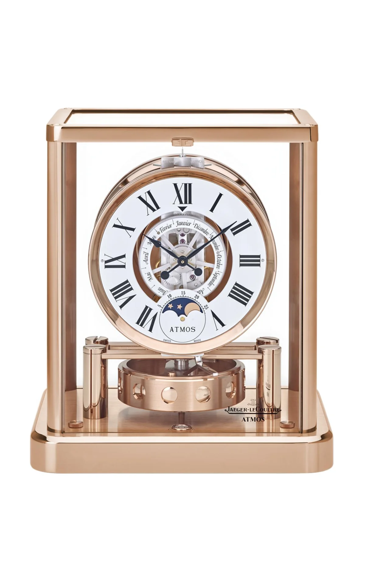 Atmos Classique Phases De Lune Oro Rosa