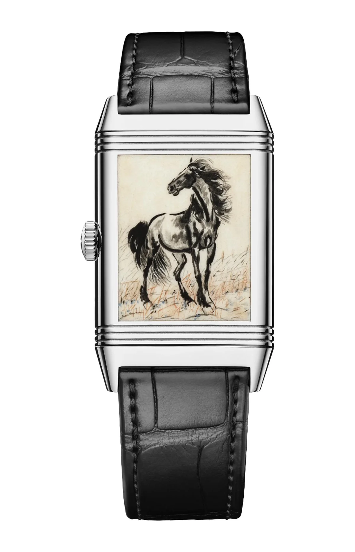 Reverso Tribute Enamel Xu Beihong Cavallo In Piedi - Limited Edition 2