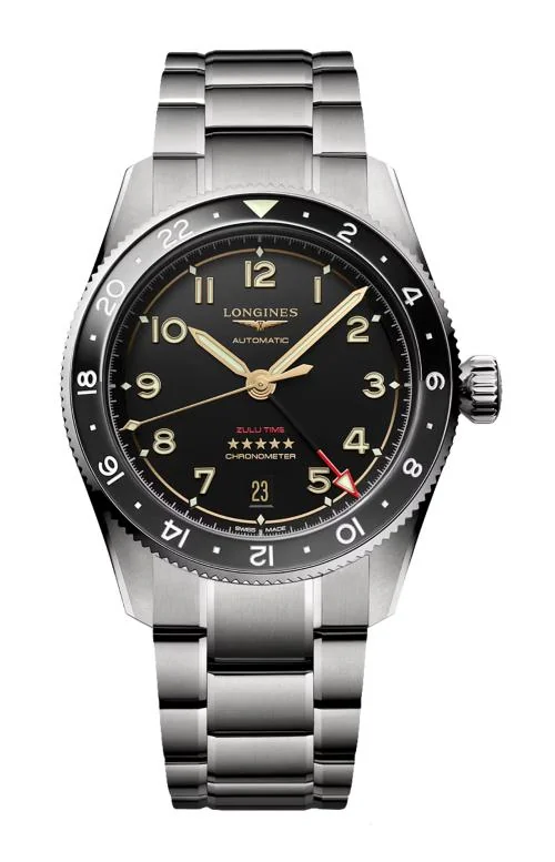 Longines Spirit Zulu Time Titanium 39 Mm