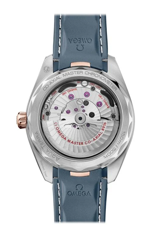 Aqua Terra 150M 41 Mm, Acciaio-Oro Sedna™ Su Caucciù 2