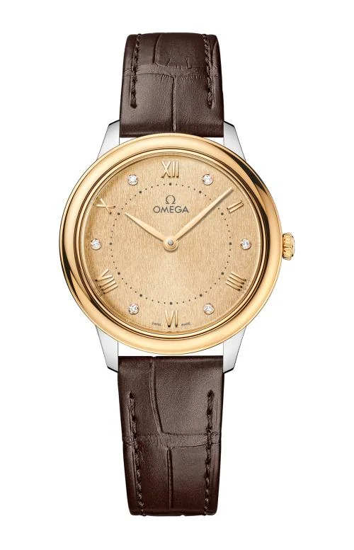 De Ville Prestige 30 Mm, Acciaio-Oro Giallo Su