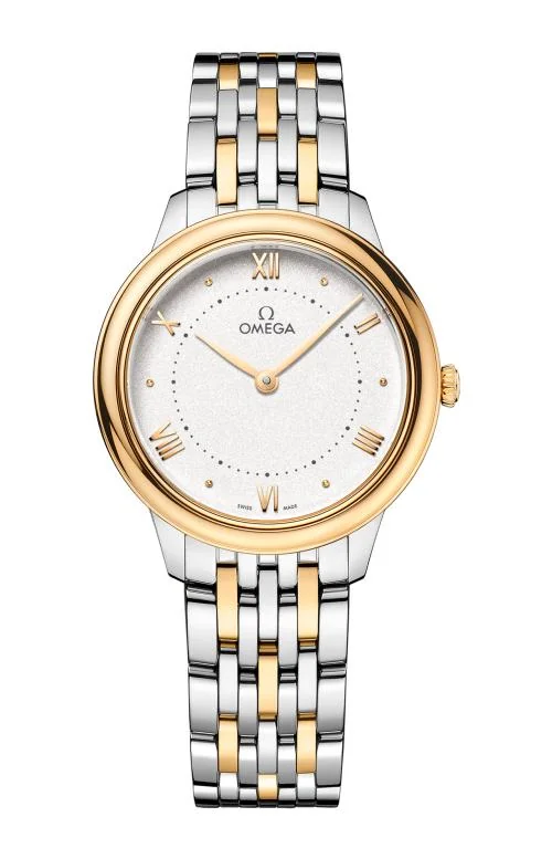 De Ville Prestige 30 Mm, Acciaio-Oro Giallo Su Acciaio-Oro