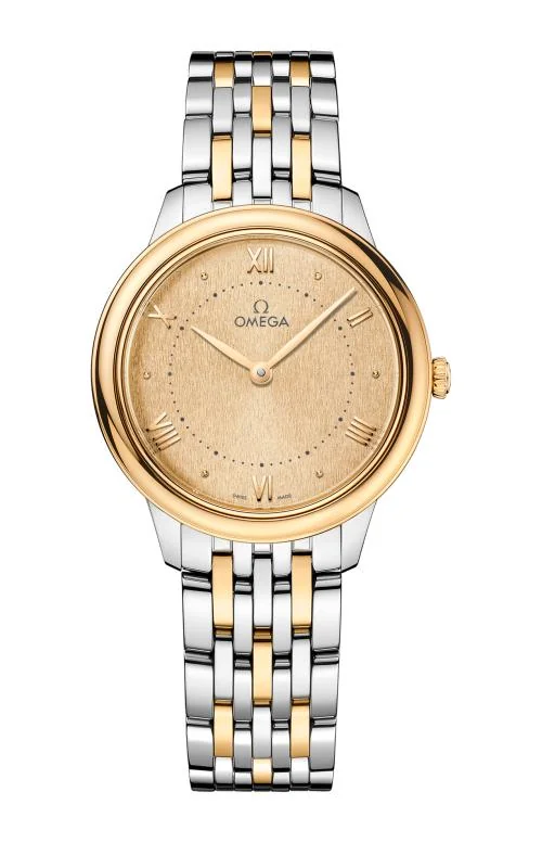 De Ville Prestige 30 Mm, Acciaio-Oro Giallo Su Acciaio-Oro