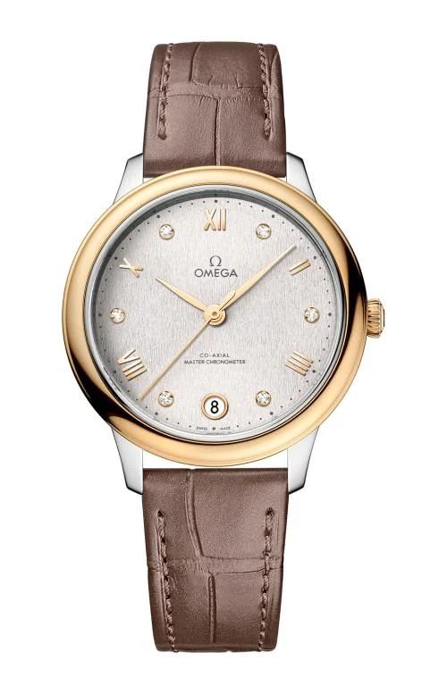 De Ville Prestige 34 Mm, Acciaio-Oro Giallo Su